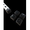 Undisclosed Pack of 10 Black End Strut Caps 1-5/8" Plastic