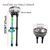 58mm/2.28inch Toilet Tank Button 20cm Extended Dual Push Flush Toilet