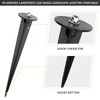 ZJIVQO 6PCS Light Stakes Stainless Steel Ground Light Spikes for