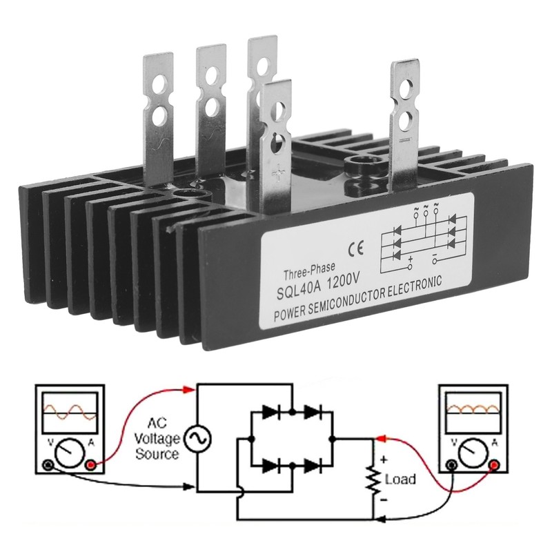 1200V Diode Bridge Rectifier 3 Phase Accurate Stable Output 3