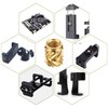 150 Pcs M3 Threaded Inserts, Knurled 3D Printing Nuts, Embedment
