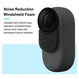 Insta 360 GO 3S Mic Wind Muff, FotStdio Noise Reduction Windshield Foam Gasket for Insta360 GO3 / GO 3S Microphone Pop Filter 6pcs