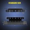 Nilight 90044B Universal License Heavy Duty Steel Front Plate Mounting
