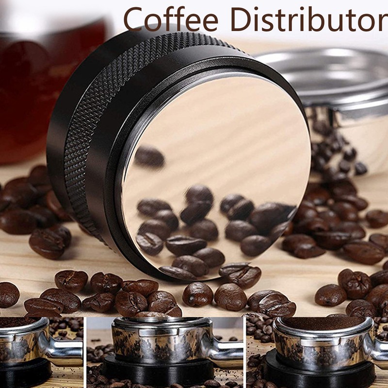 51mm Double Head Coffee Powder Hammer Stainless Steel Coffee Distributor