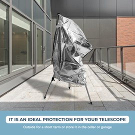 Tydeux Protective Telescope Cover with Fixing Strap, Diameter 23.8" - Protect Your Telescope Against dust, Moisture and More