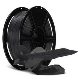 FLASHFORGE Carbon Fiber PLA Filament 1.75mm Volcanic Rock Gray, Reinforced 3D Printer Filament 1kg, Lightweight & High-Strength PLA-CF Filament, Strong & Easy to Print