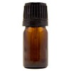 5 ml (1/6 fl oz) Amber Glass Bottle with Euro
