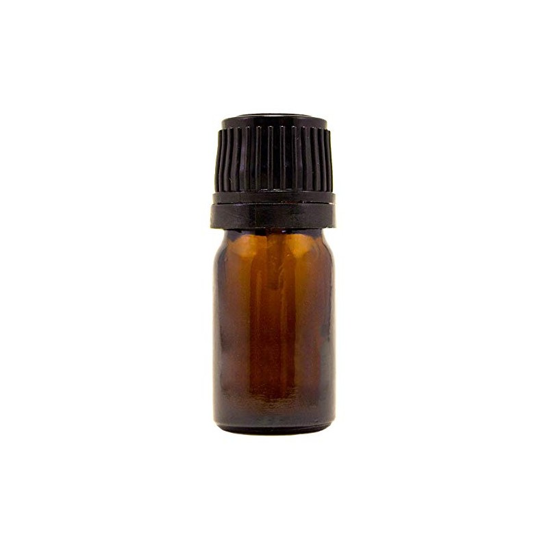 5 ml (1/6 fl oz) Amber Glass Bottle with Euro
