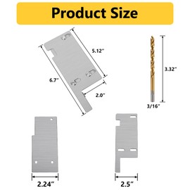 PFCKE Generator Interlock Kit Compatible with Square D Vertical Main 150 or 200 amp Breaker,3 1/4 to 4 Inch Spacing Between Main and Branch Breaker(SD-200VL)