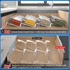 MIUKAA Clear Acrylic Spice Drawer Organizer, 4 Tier- 2 Set