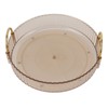 Round Storage Tray 360 Degree Rotating Waterproof Clear Desktop Organizer