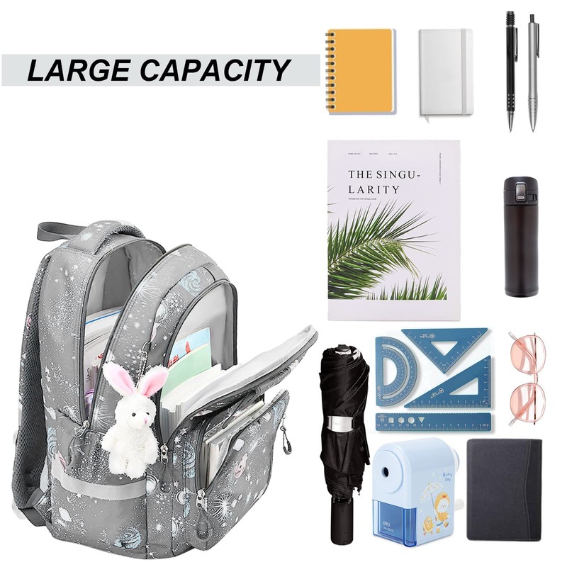 ZYUPHY School Backpack Girls Boys 3-6 Class Children's Backpack Primary