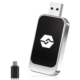 BOBOPACK Carplay Wireless Adapter, 2-in-1 Android Auto Wireless Adapter Wandelt Kabelgebundenes System in Drahtloses Um, Einfach zu Bedienen