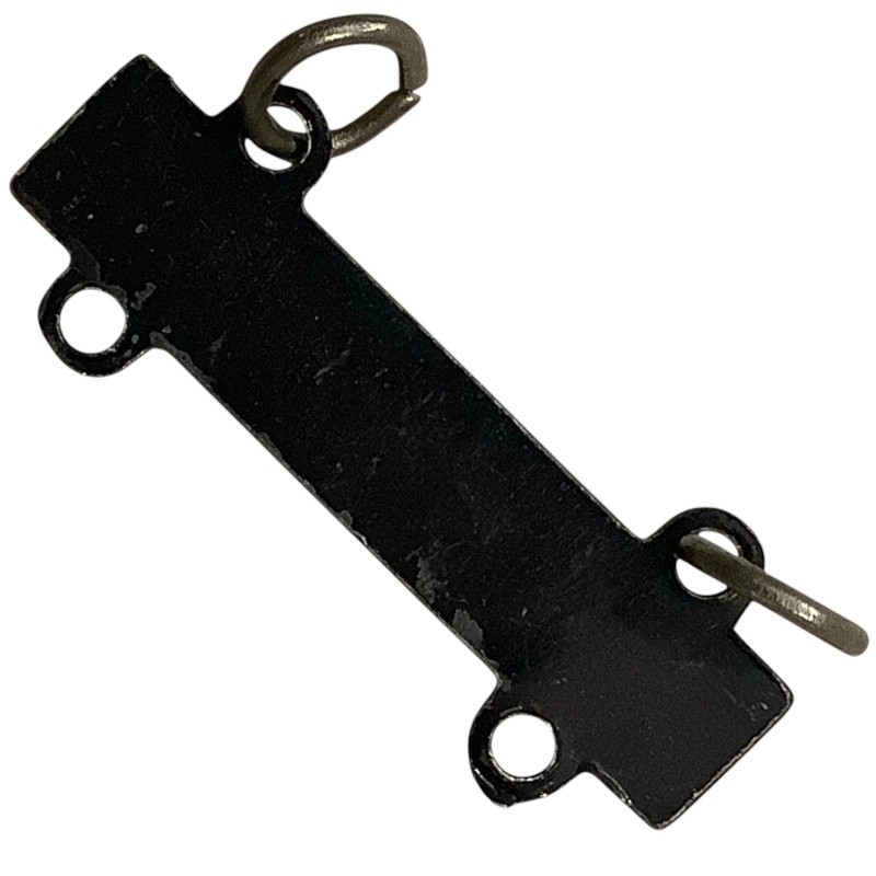D.O.D. Military Qualification Bar, Driver-W, 1/2"H x 1"W, Silver w/