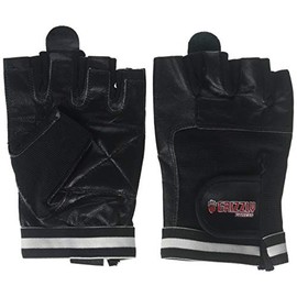 Grizzly Fitness Grizzly Paw Leather Training Gloves for Men and Women | Sold in Pairs, Medium