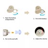 JahyShow 1/2PCS Small In Ear Invisible Best Sound Amplifier Adjustable
