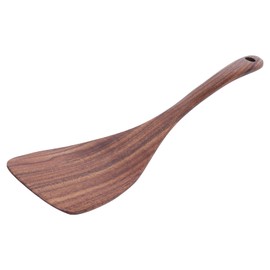 Wood Wok Spatula Cooking Espatula, Nonstick Pan Shovel Long Handle, Ergonomic Kitchen Utensils for Madeira Utensils Accessories