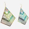 Unbranded Lot 4 Set Rainbow Metal Dangle Earrings Set NEW!