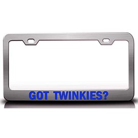 Custom Brother - GOT TWINKIES? Food Vegetable Fruit Metal Car SUV Truck License Plate Frame Ch a49