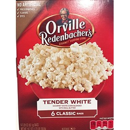 Orville Redenbacher's Tender White Classic Bag 6 bags 19.7 oz ( 2 Pack)