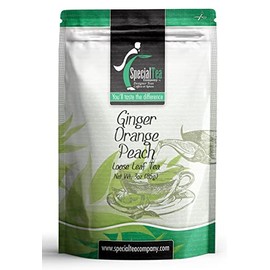 Special Tea Company Ginger Orange Peach Organic White Tea, 3 oz