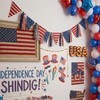 FunAcce 4th of July Garland Decorations, Red White Blue Stars