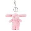 Zitokin Cute Bunny Plush Keychain, Mini Rabbit Bag Charms, 3.5"