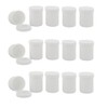 Kosmetex Empty Tin, Cosmetic Tin, White, Round, 30 g /