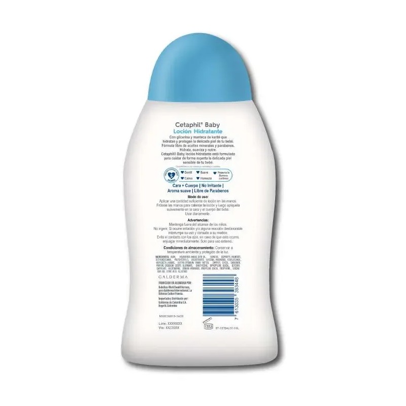 Loción Hidratante Baby 300 mL Cetaphil