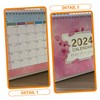 Ciieeo Desk Calendar Minimalist Standing Calendar for Organizing Events and