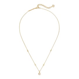 Kendra Scott Nola Pendant Necklace for Women, Fashion Jewelry, 14k Gold-Plated, Dichroic Glass