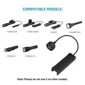 OLIGHT SROD-7 Magnetic Remote Pressure Switch for Odin S, Odin GL M, Odin GL Mini, Warrior 3, Warrior X 3, Warrior X 4, Warrior 3S, Javelot pro 2 (Not Compatible with Odin and Odin mini) (Black)