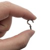 MYYZMY 120 Pcs 1/2 Inch Screw-in Hooks Nickel Plated Metal