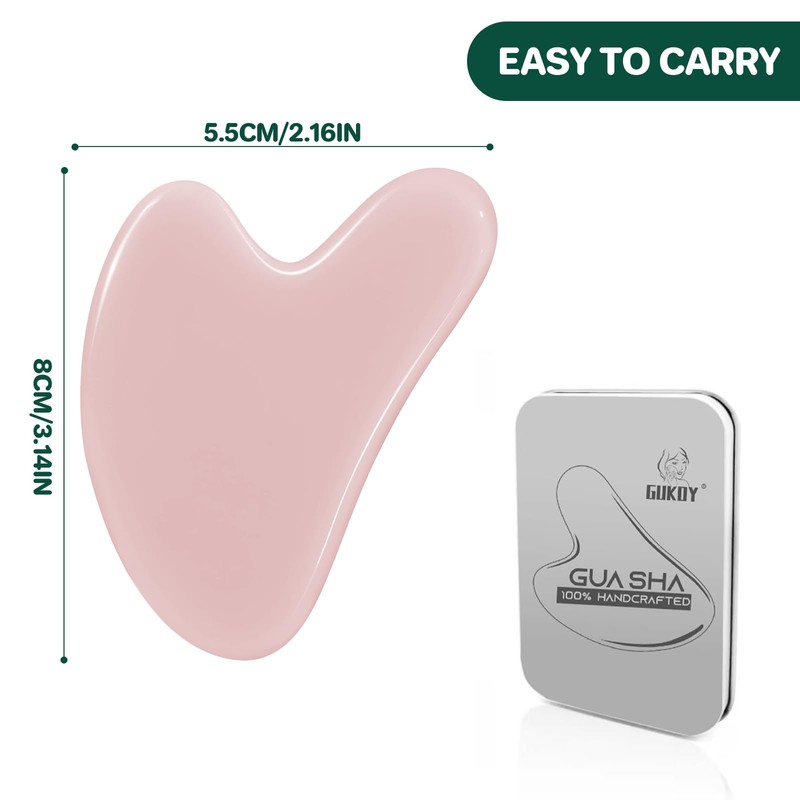 Gua Sha Facial Tool (Pink 2)