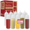 Reli. Plastic Squeeze Bottles, 24 oz. | 10 Pack |