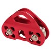 Mountaineering Climbing Double Axle Double Zip Line Trolley Steel Rope