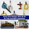 Lemecima 4 Pcs Heavy Duty Magnetic Hook, Magnetic-Tool-Holder, Magnetic Garage