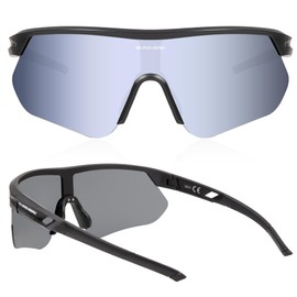 Queshark Fast Glasses, Cycling Glasses Men Women, TR90 Frame & UV400 Protection, Sports Sunglasses Women Men for MTB Driving Cycling Running Golf