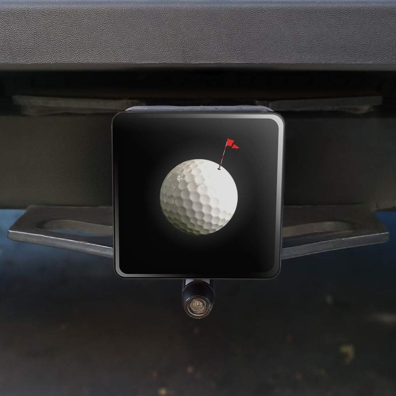 GRAPHICS & MORE Golf Ball Moon Flag Golfing Tow Trailer