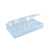 Hunersdorff 612400 Assortment Box PSCLASSIC, 12 compartments 225x335x55 mm, Transparent