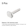 uxcell T-Slot Bolts, 5pcs M10x55mm T Slot Drop-in Stud Sliding