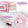 Silk Bonnet For Sleeping Women - Large Elastic Band, adjustable,