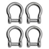 Extreme Max 3006.8411.4 BoatTector Stainless Steel Bow Shackle with No-Snag