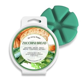 The Waxy Shoppe | Zucchini Bread Wax Melts | Handmade Strong Scent Wax Melts