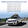 JDMON Compatible with Center Dash A/C Outlet Air Vent Panel