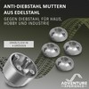 Stainless Steel Anti-Theft Nuts M6 M8 M10 M12 V2A Anti-Theft