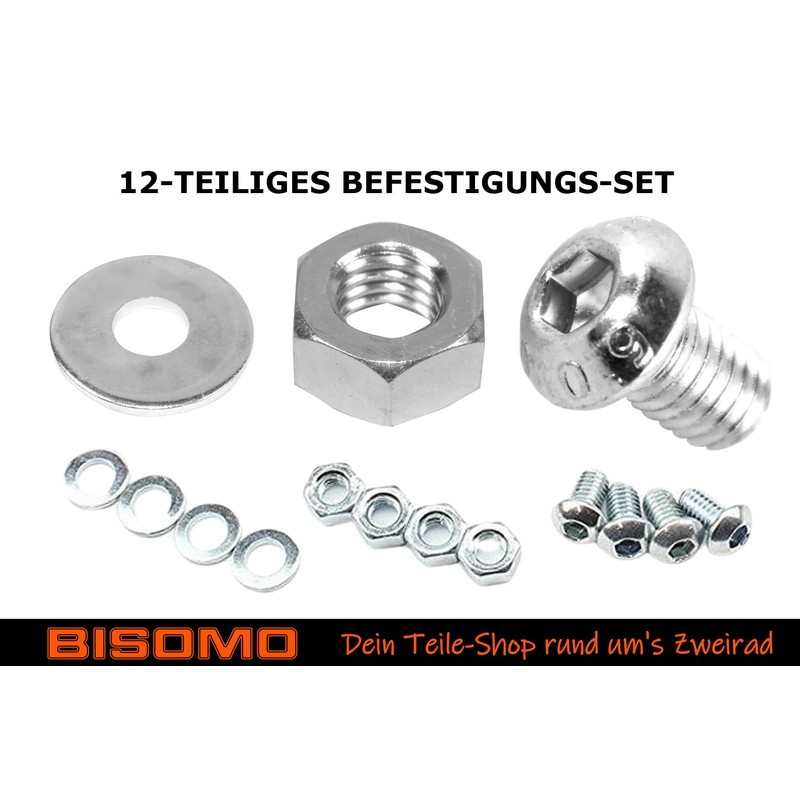 Schmutzfänger Set 2X Spritzschutz Schmutzschutz für Schutzblech, Kunststoff schwarz +