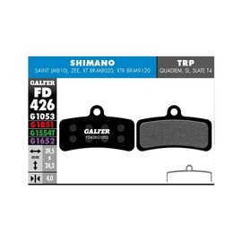 Galfer Bicycle Standard Brake Pad Shimano Saint BR-M810, ZEE, Unisex kids, Black, STANDARD