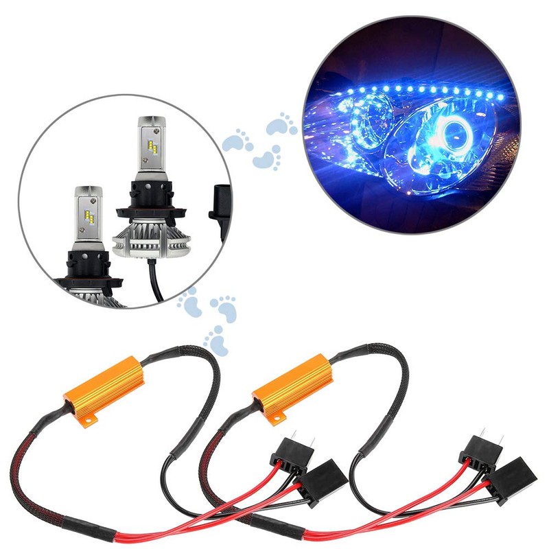 H7 Canbus Decoder Kits, 2 Pieces H7 LED Decoder, LED
