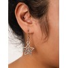 Sacina Boho Spiral Star Earrings, Star Earrings for Women, Celestial